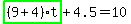 highlight_green%28+%289%2B4%29%2At+%29%2B4.5=10