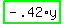 highlight_green%28+-.42%2Ay+%29