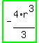 highlight_green%28+-4%2F3%2Ar%5E3+%29