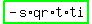 highlight_green%28+-s%2Aqr%2At%2Ati+%29