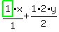 highlight_green%28+1+%29%2F1%2Ax%2B1%2F2%2A2%2Ay