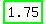 highlight_green%28+1.75+%29