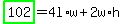 highlight_green%28+102+%29=4l%2Aw%2B2w%2Ah