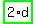 highlight_green%28+2%2Ad+%29