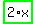 highlight_green%28+2%2Ax+%29