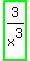 highlight_green%28+3%2Fx%5E3+%29