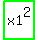 highlight_green%28+x1%5E2+%29