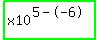 highlight_green%28+x10%5E%285--6%29+%29