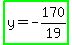 highlight_green%28+y=-170%2F19%29