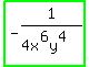 highlight_green%28-+1%2F%284x%5E6y%5E4%29%29