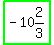 highlight_green%28-+10%262%2F3%29