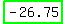 highlight_green%28-+26.75%29