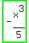 highlight_green%28-+x%5E3%2F5%29