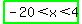 highlight_green%28-20%3Cx%3C4%29