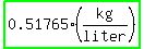 highlight_green%280.51765%2A%28kg%2Fliter%29%29