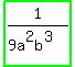 highlight_green%281%2F%289a%5E2b%5E3%29%29