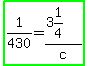 highlight_green%281%2F430=%283%261%2F4%29%2Fc%29