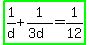 highlight_green%281%2Fd%2B1%2F%283d%29=1%2F12%29