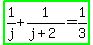 highlight_green%281%2Fj%2B1%2F%28j%2B2%29=1%2F3%29