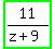 highlight_green%2811%2F%28z%2B9%29%29