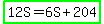 highlight_green%2812S+=+6S+%2B+204%29