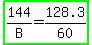 highlight_green%28144%2FB+=+128.3%2F60%29