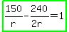 highlight_green%28150%2Fr-240%2F%282r%29=1%29