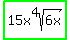highlight_green%2815x%5E4sqrt%286x%29%29