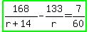 highlight_green%28168%2F%28r%2B14%29-133%2Fr=7%2F60%29