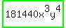 highlight_green%28181440x%5E3y%5E4%29