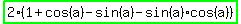highlight_green%282%281%2Bcos%28a%29-sin%28a%29-sin%28a%29cos%28a%29%29%29