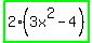 highlight_green%282%283x%5E2+-+4%29%29