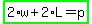 highlight_green%282%2Aw%2B2%2AL=p%29