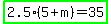 highlight_green%282.5%285%2Bm%29=35%29