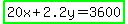 highlight_green%2820x%2B2.2y=3600%29