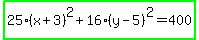 highlight_green%2825%28x%2B3%29%5E2%2B16%28y-5%29%5E2=400%29