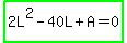 highlight_green%282L%5E2-40L%2BA=0%29