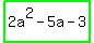 highlight_green%282a%5E2-5a-3%29