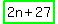 highlight_green%282n+%2B+27%29