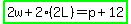 highlight_green%282w%2B2%282L%29=p%2B12%29