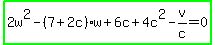 highlight_green%282w%5E2-%287%2B2c%29w%2B6c%2B4c%5E2-v%2Fc=0%29