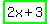 highlight_green%282x+%2B+3%29