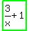 highlight_green%283%2Fx%2B1%29