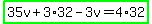 highlight_green%2835v%2B3%2A32-3v=4%2A32%29