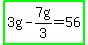 highlight_green%283g-7g%2F3=56%29