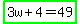 highlight_green%283w%2B4=49%29