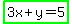 highlight_green%283x%2By=5%29
