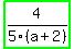highlight_green%284%2F5%28a%2B2%29%29