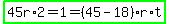 highlight_green%2845r%2A2=1=%2845-18%29r%2At%29