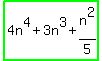 highlight_green%284n%5E4+%2B+3n%5E3+%2B+n%5E2%2F5%29